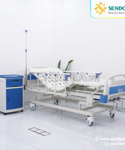 Giường bệnh nhân 3 tay quay Hi-Mec HMHB-1030 15 Giường chăm sóc bệnh nhân, giường hậu phẫu 3 tay quay