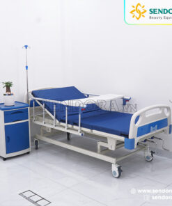 Giường bệnh nhân 3 tay quay Hi-Mec HMHB-1030 14 Giường chăm sóc bệnh nhân, giường hậu phẫu 3 tay quay