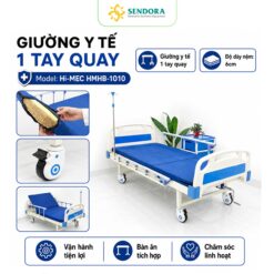 Giường bệnh nhân đa năng 1 tay quay Hi-MEC HMHB-1010