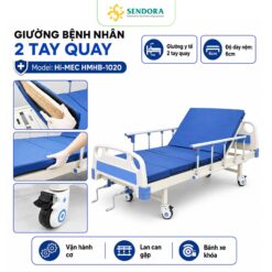 Giường bệnh nhân đa năng 2 tay quay Hi-MEC HMHB-1020