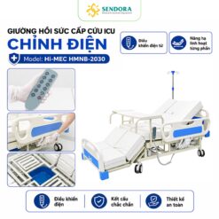 Giường cấp cứu ICU đa năng chỉnh điện Hi-MEC HMNB-2030