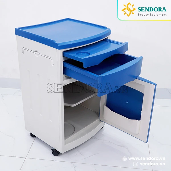 Tủ y tế đầu giường dùng trong bệnh viện và phòng khám