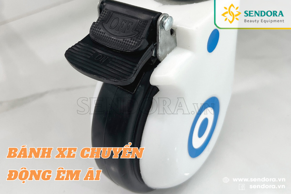 Bánh xe xoay 360 độ chuyển động êm ái