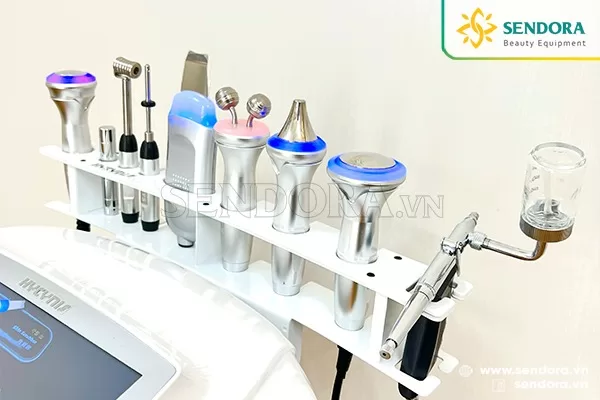 Các đầu trị liệu của máy chăm sóc da Hycynis 9in1