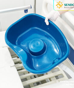 Giường y tế hồi sức ICU chỉnh điện Hi-MEC HMNB-2020 15 Chậu gội đầu hỗ trợ người bệnh gội đầu tại giường bệnh