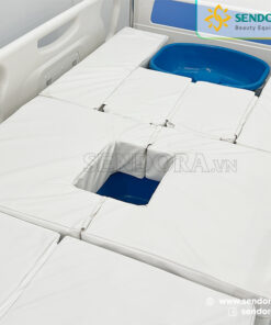 Giường y tế, giường hồi sức cấp cứu ICU chỉnh điện Hi-MEC HMNB-2030 14 Chậu gội đầu và bô vệ sinh