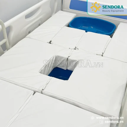 Chậu gội đầu và bô vệ sinh