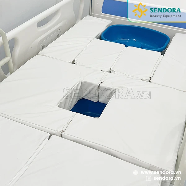 Chậu gội đầu và bô vệ sinh