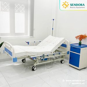 Giường y tế hồi sức ICU chỉnh điện Hi-MEC HMNB-2020 10 Giường bệnh ICU Hi-MEC HMNB-2020 có thể nâng hạ đầu và chân