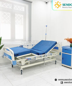 Giường y tế đa năng chỉnh điện Hi-MEC HMHB-1040 11 Giường bệnh nhân đa năng Hi-MEC HMHB-1040 có thể nâng hạ đầu và chân