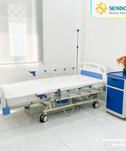Giường y tế hồi sức ICU chỉnh điện Hi-MEC HMNB-2020 9 Giường cấp cứu ICU Hi-MEC HMNB-2020 ở tư thế nằm