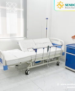 Giường y tế hồi sức ICU chỉnh điện Hi-MEC HMNB-2020 11 Giường hồi sức cấp cứu ICU có thể nghiêng trái, nghiêng phải