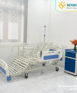 Giường y tế, giường hồi sức cấp cứu ICU chỉnh điện Hi-MEC HMNB-2030 12 Khung inox 304 có độ bền cao, kháng khuẩn, chống ăn mòn