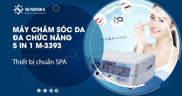 Máy chăm sóc da đa chức năng 5 in 1 M-3393