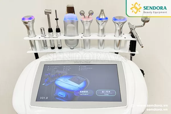 Máy chăm sóc da Hycynis 9in1 có thể ứng dụng trong tất cả các liệu trình chăm sóc da