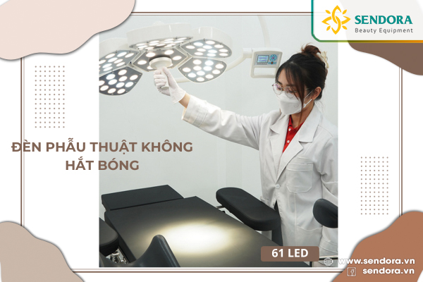 Đèn mổ di động Full Led bóng đơn PETAL 5, đèn phẫu thuật di động Petal 5