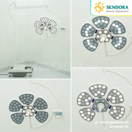 Đèn mổ di động Full Led bóng đơn PETAL 5, đèn phẫu thuật di động Petal 5