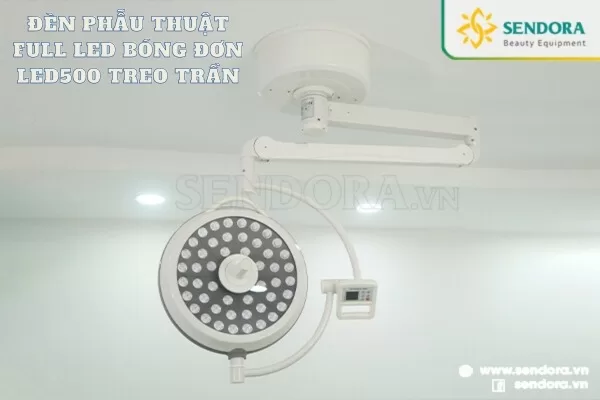 Đèn phẫu thuật Full LED bóng đơn LED500 treo trần