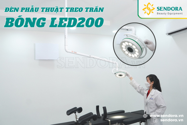 Đèn phẫu thuật treo trần bóng LED200