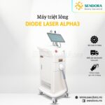 Máy triệt lông lạnh spa liệu trình thấp Diode Laser Alpha3 – Android System