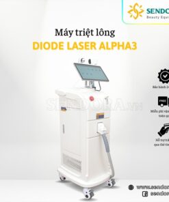 Máy triệt lông lạnh spa liệu trình thấp Diode Laser Alpha3 – Android System