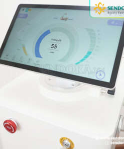 Máy triệt lông Diode Laser Alpha Plus 13 Giao diện màn hình điều trị