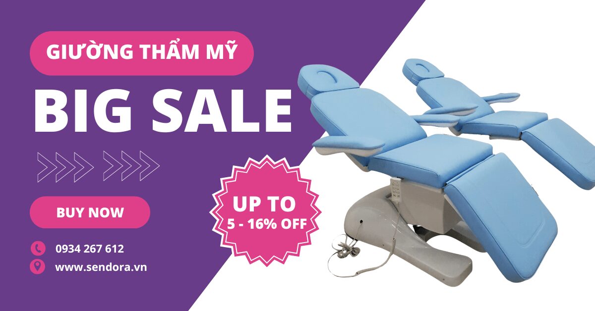 Săn Sale tháng 9 cùng Deal hời Giường thẩm mỹ - Giá quá rẻ 7 giuong tham my giam gia thang 9a