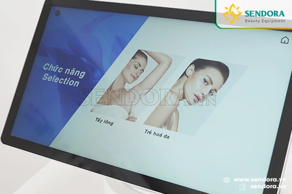 Máy triệt lông Diode Laser Alpha Plus có chức năng triệt lông, trẻ hóa da