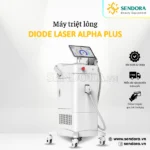 Máy triệt lông lạnh spa liệu trình thấp Diode Laser Alpha Plus