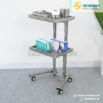 Xe đẩy spa mạ vàng 2 tầng HMTL-5090 (2)