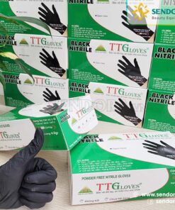 Găng tay y tế Nitrile không bị giãn nở khi gặp nước, hóa chất