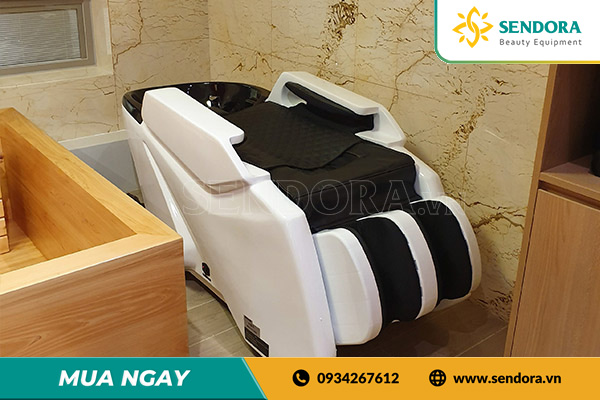 Ghế gội đầu cao cấp có máy massage dưỡng sinh thông minh Hi-MEC HMHW-2101 tại Sendora