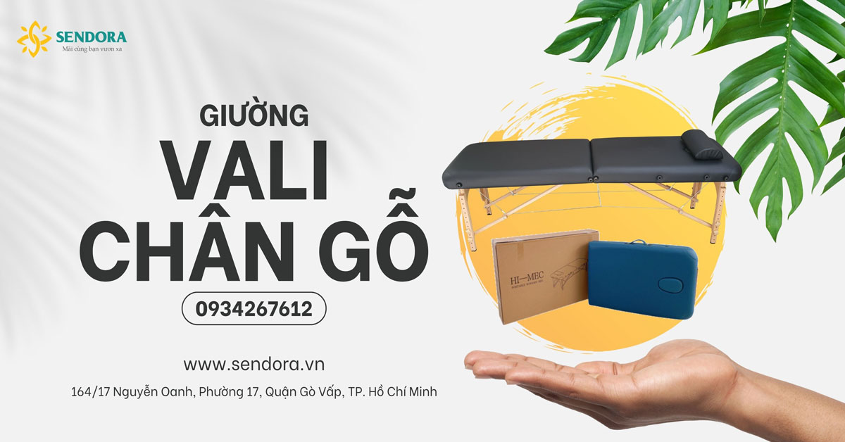 Các loại giường vali gấp chân gỗ tại Sendora