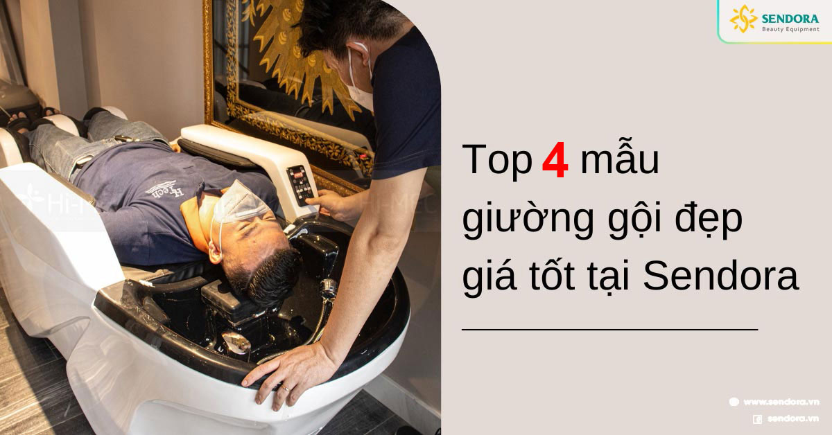 Top 4 mẫu giường ghế gội đầu giá rẻ tại Sendora