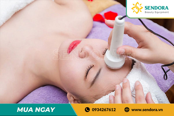 Ứng dụng của giường nằm massage mặt dành cho spa tại Sendora