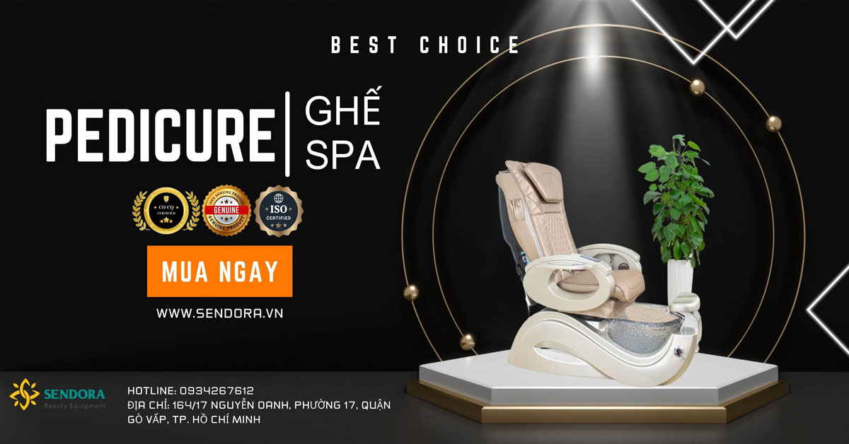 Các loại ghế Pedicure cao cấp tại Sendora