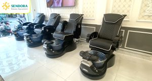 Bàn giao ghế nail Pedicure tại American Cosmetic