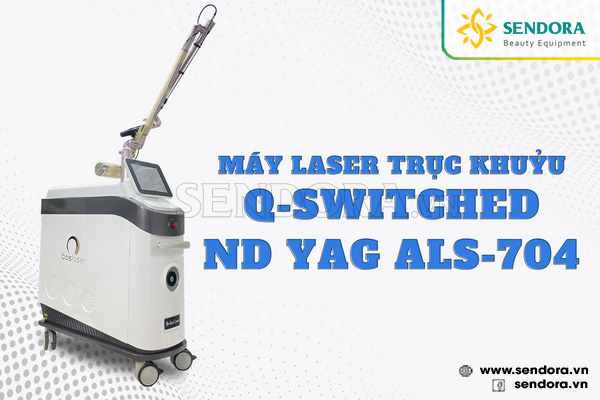 Máy xóa xăm laser trục khuỷu Q-Switched ND Yag ALS-704
