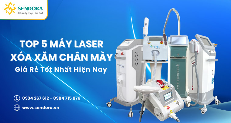 Top 5 máy laser xóa xăm chân mày giá rẻ tốt nhất hiện nay