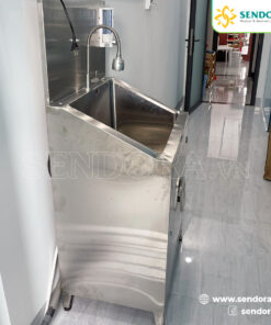 Bồn rửa tay tiệt trùng inox 1 vòi BRT700 5 a02