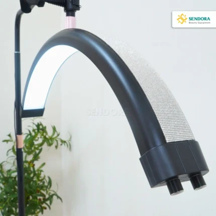 Đèn chữ C màu đen diamond 28inch