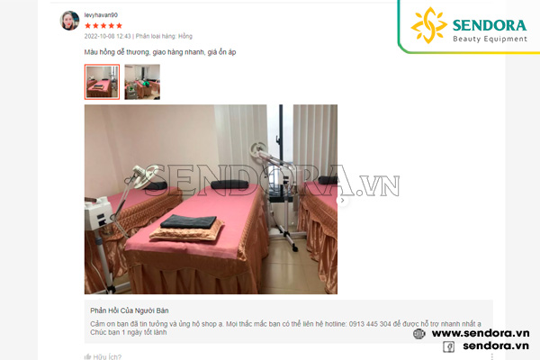 Vải trải giường phun xăm, filler thẩm mỹ không dệt Hi Mec 21 Feedback của khách hàng khi mua vải không dệt