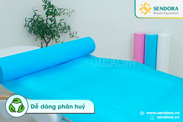 Vải không dệt được trải giường phun xăm Hi Mec