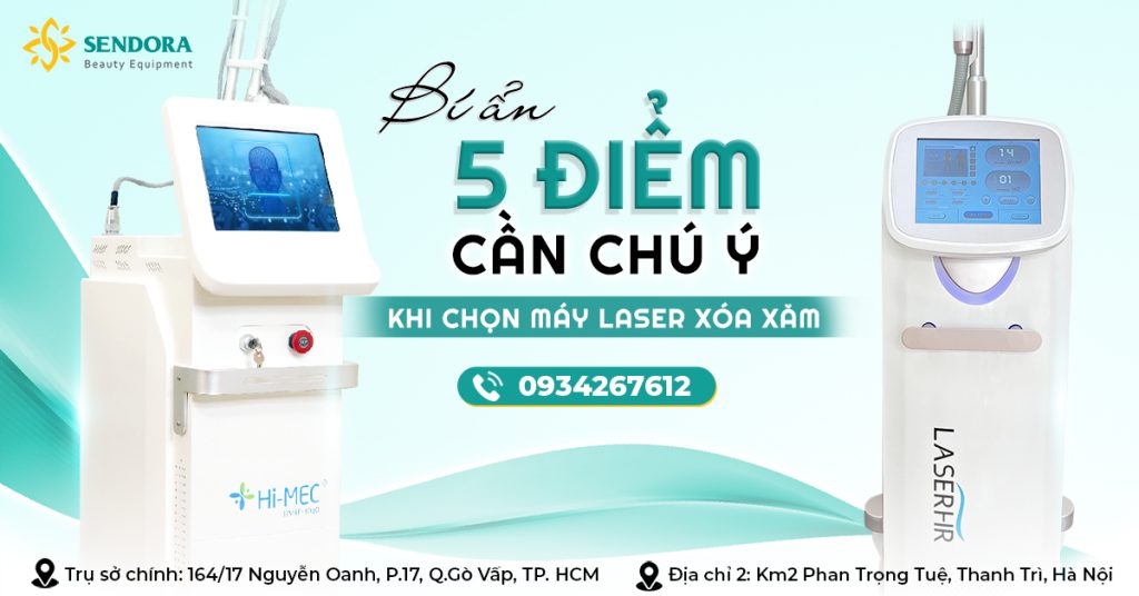 5 điểm cần chú ý khi chọn máy laser xóa xăm