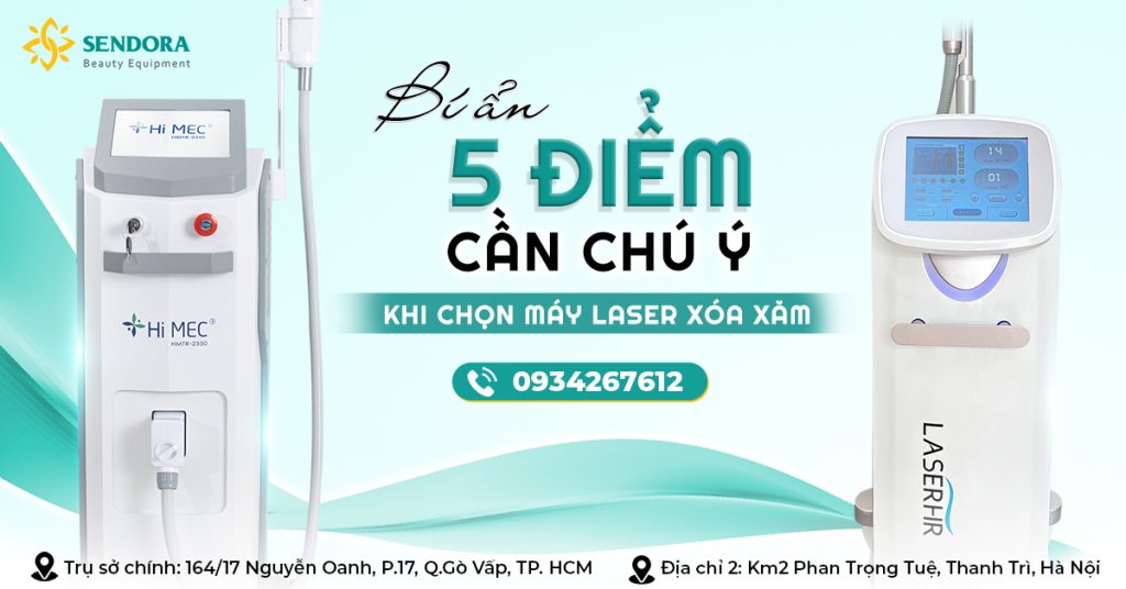 5 điểm cần chú ý khi chọn máy laser xóa xăm