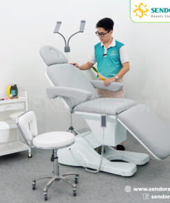 Ghế giường phun xăm chỉnh điện Hi-MEC HMBB-C800 17 Ghế giường tiêm Filler chỉnh điện Hi-MEC HMBB-8120 màu xám tại Sendora hình 3