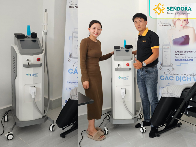 Bàn giao máy laser xóa xăm cao cấp tại Kiên Giang