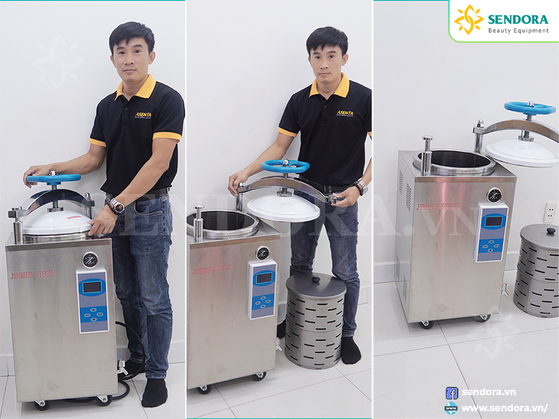 Nồi hấp tiệt trùng trong setup thi công phòng mổ Nồi hấp tiệt trùng trong setup thi công phòng mổ