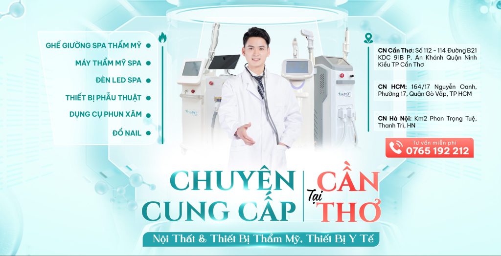 Sendora Cẩn Thơ chuyên cung cấp thiết bị phun xăm thẩm mỹ, thiết bị y tế phòng mổ