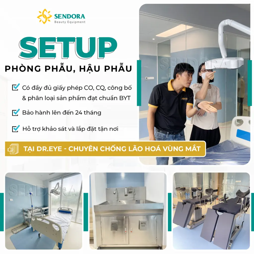 Setup Trọn Gói Phòng Phẫu & Hậu Phẫu tại Dr.Eye